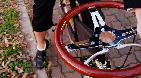 Unusual Wheel Handlebars