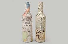 Topographic Wine Packaging
