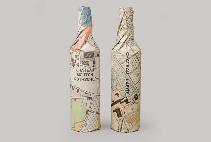 Topographic Wine Packaging