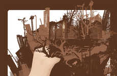 Inhabited Hair Illustrations