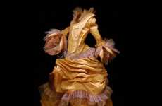 Eerie Abandoned Dress Photography