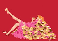 Satirical 50s-Inspired Portraits Image 4