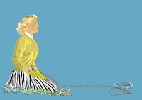 Satirical 50s-Inspired Portraits Image 6