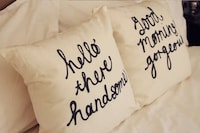 Cutesy Lovable Couple Cushions Image 4