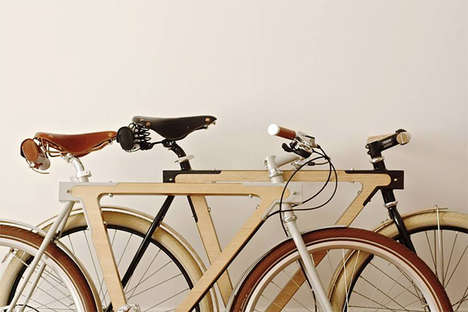 Sleek Wooden Bicycles