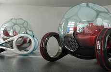 14 Surreal Spherical Automobiles