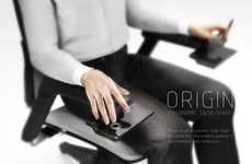 Keyboard-Integrated Chairs