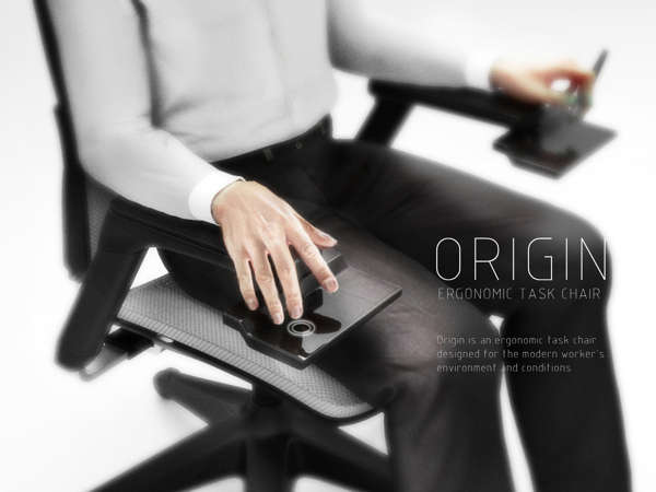 Keyboard-Integrated Chairs