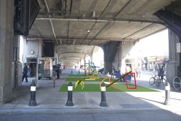 Outdoor Workout-Encouraging Playgrounds