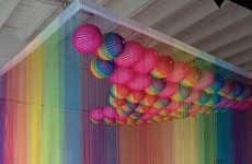 Rainbow Commentary Installations