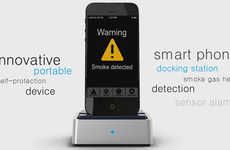 Smoke-Detecting Phone Docks