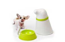 Distinguishably Shaped Pet Feeders