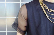 DIY Sheer Sleeve Shirts