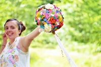 Crocheted Wedding Bouquets Image 3