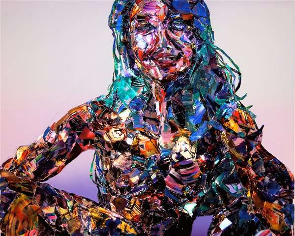 Spellbinding Collage Sculptures