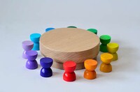Colorful Stackable Wooden Toys Image 4