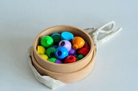 Colorful Stackable Wooden Toys Image 5