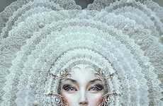 Intricate Framed Face Portraits