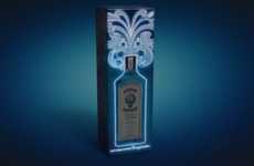 Luminous Light-Up Gin Boxes