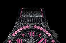 Blinged Out Black Watches