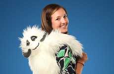 Sci-Fi Snow Monster Bookbags