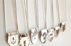 Upcycled Silver Spoon Necklaces