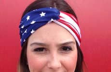 Festive American Flag Headpieces