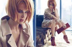 Sultry Red-Head Footwear Ads