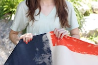 DIY American Flag Blankets Image 4