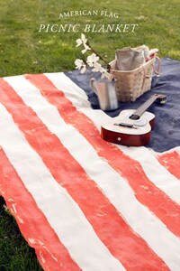 DIY American Flag Blankets Image 6