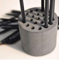 DIY Cement Pencil Holders Image 2