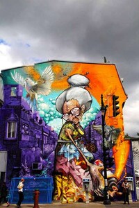 Grandma-Inspired Street Art Image 2
