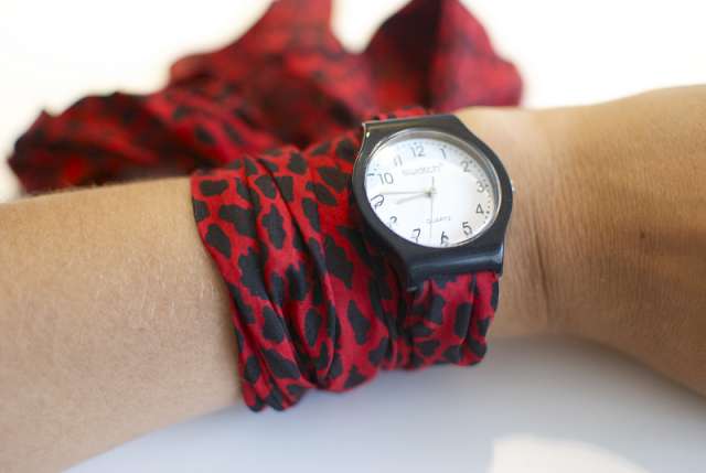 DIY Stylish Scarf Watches