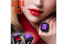 Stylishly Wearable Lipstick Rings