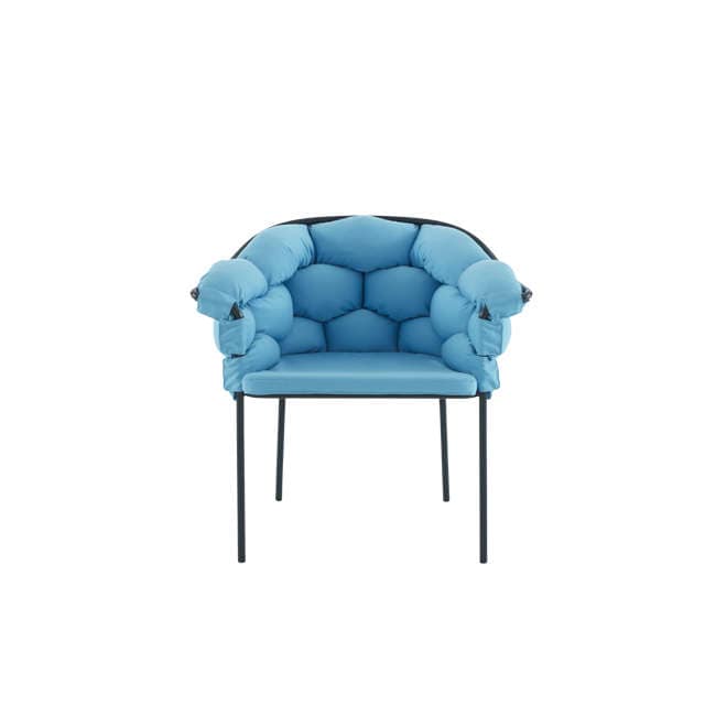 Bubbly Weaved-Cushion Chairs