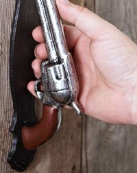 Vintage Pistol Door Handles Image 2