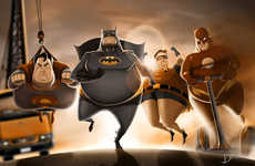 Amusingly Rotund Superheroes