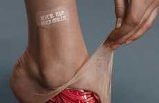 Skin-Peeling Sportswear Ads