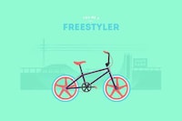 Stereotyped Bike Illustrations Image 3