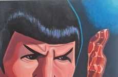 Bacon-Inspecting Star Trek Paintings