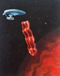 Bacon-Inspecting Star Trek Paintings Image 2