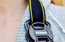 Camera Cap-Securing Straps
