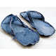 Upcycled Blue Jean Slippers Image 5