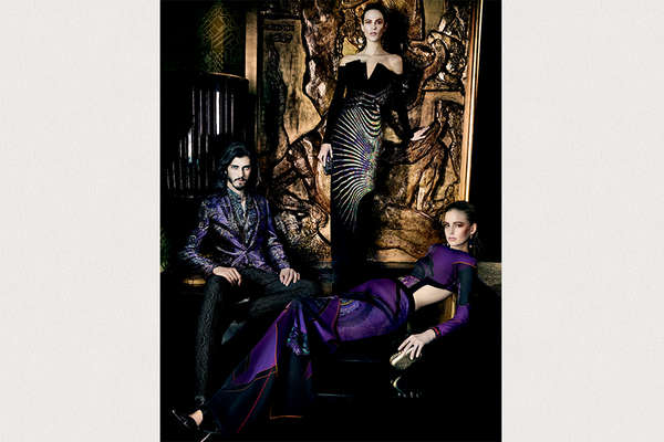 Regal Jewel-Toned Fashion