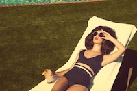 Retro Gown-Inspired Swimsuits Image 3