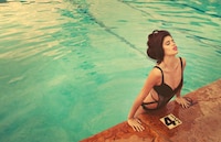 Retro Gown-Inspired Swimsuits Image 4