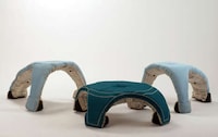 DIY Moulded Cement Stools Image 3