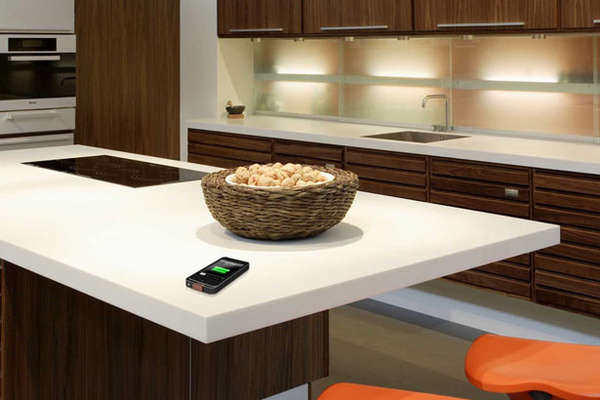 Wirelessly Charging Countertops