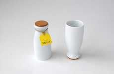 Milk Jar-Mimicking Cups