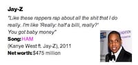Exaggerated Rapper Infographics Image 4